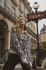 Chrissy trui | Sand/Black