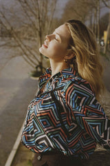 Chearay blouse | Black/Color Mix