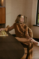 Vaski knit gilet | Dark Walnut