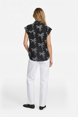 Lusanna blouse | Black/Sand