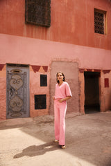 Flore sweater | Flower Peach