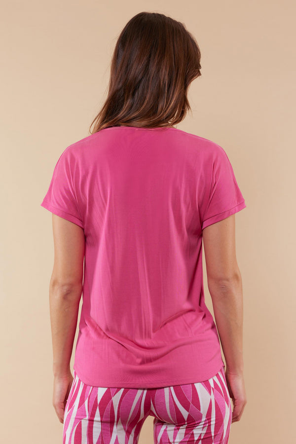 Iske T-shirt | Bright Pink