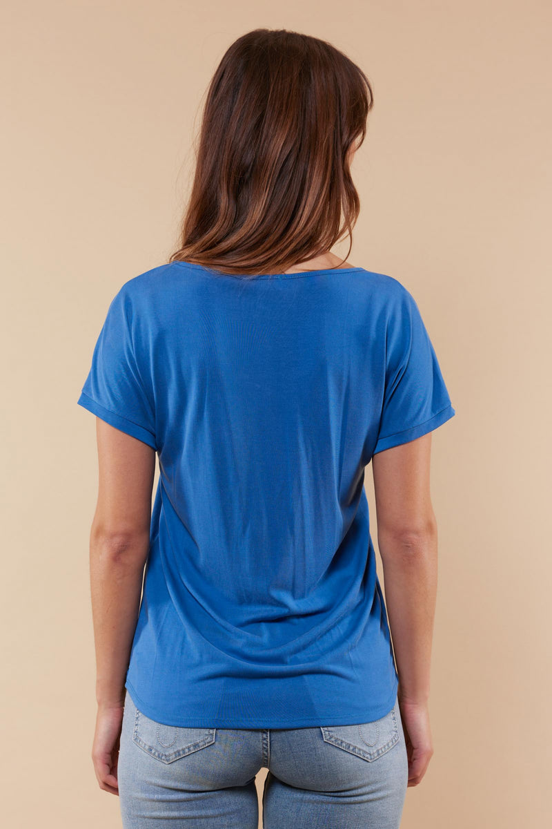 Iske T-shirt | Cornflower Blue
