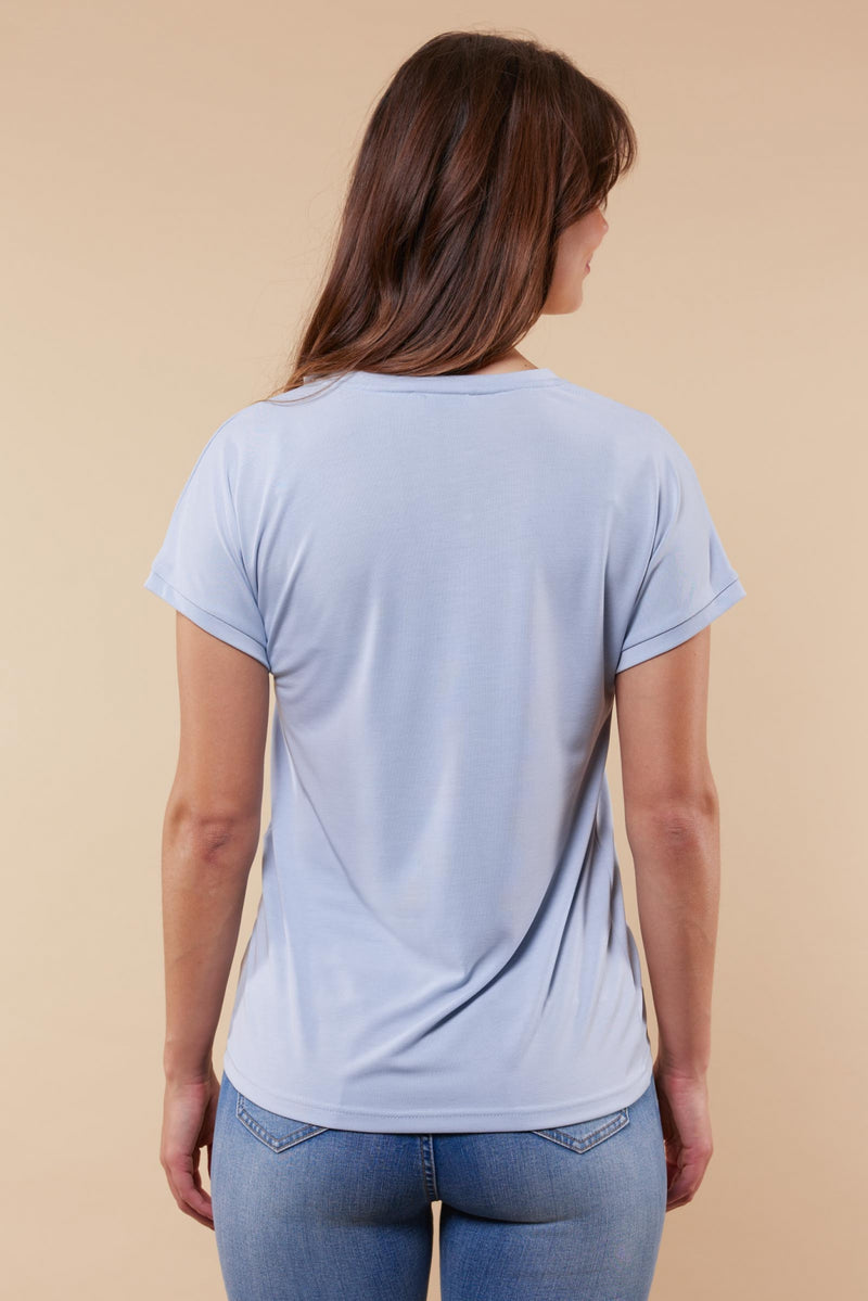 Iske T-shirt | Lichtblauw