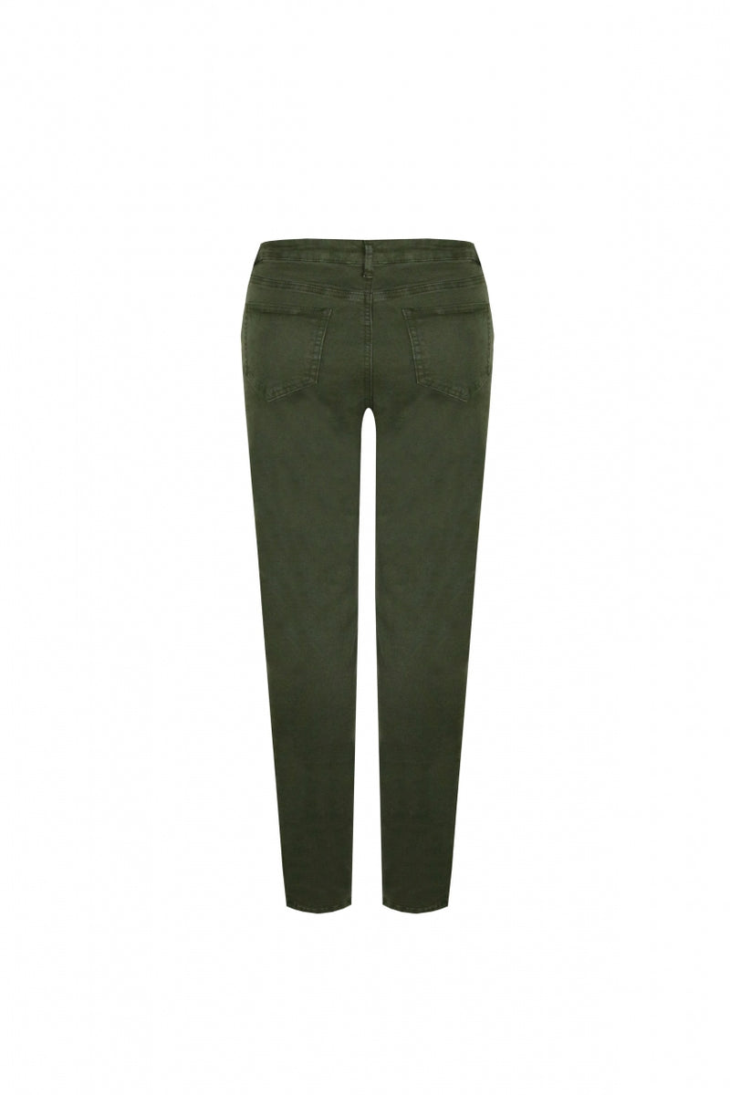 Iriza jeans | Donker gewassen groen