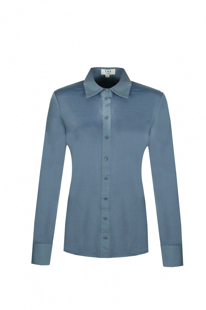 Dacia blouse | Licht Jeansblauw