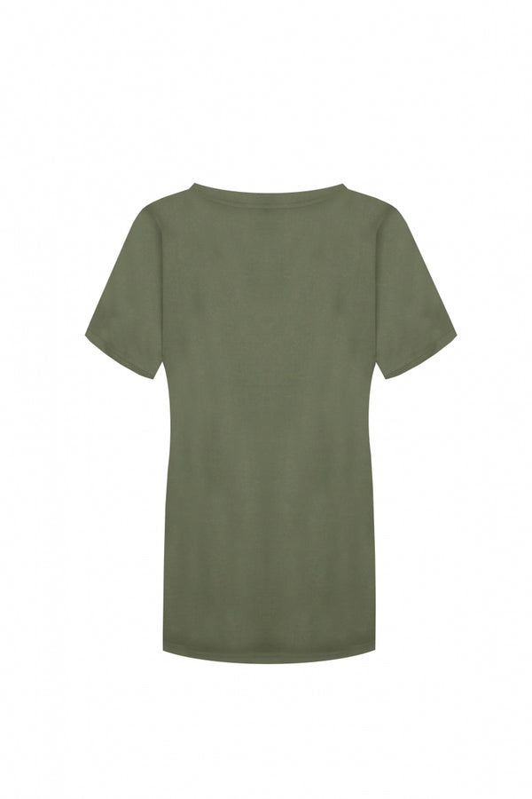 Iske T-shirt | Washed Green