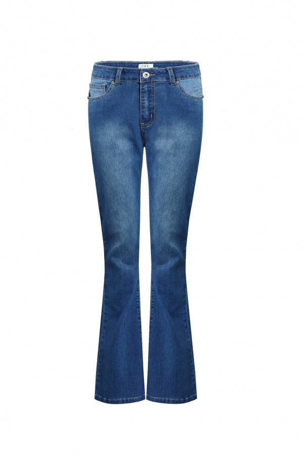 Veronie flared | Denim Dark Blue