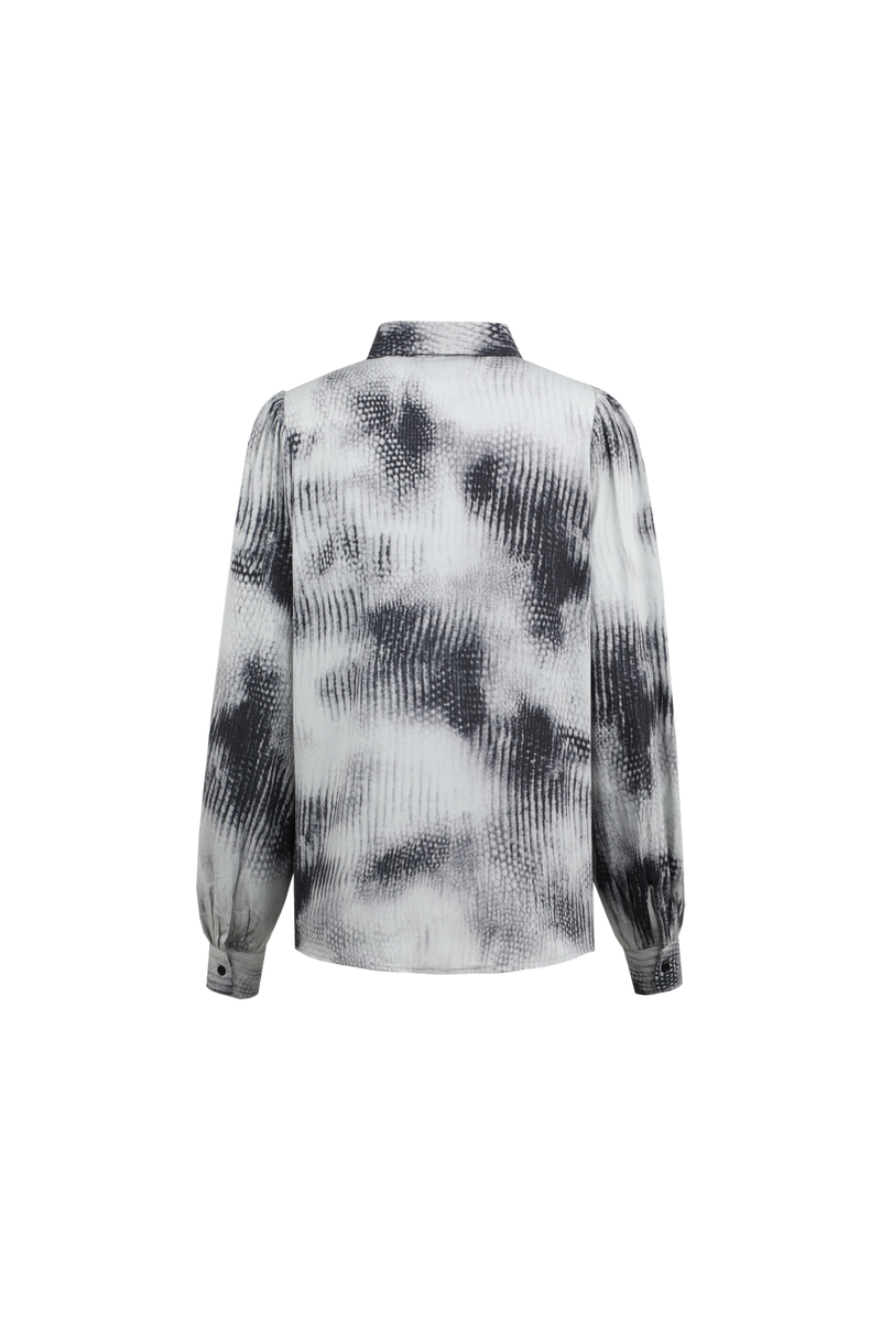 Chavana blouse | Black/Gray Melange