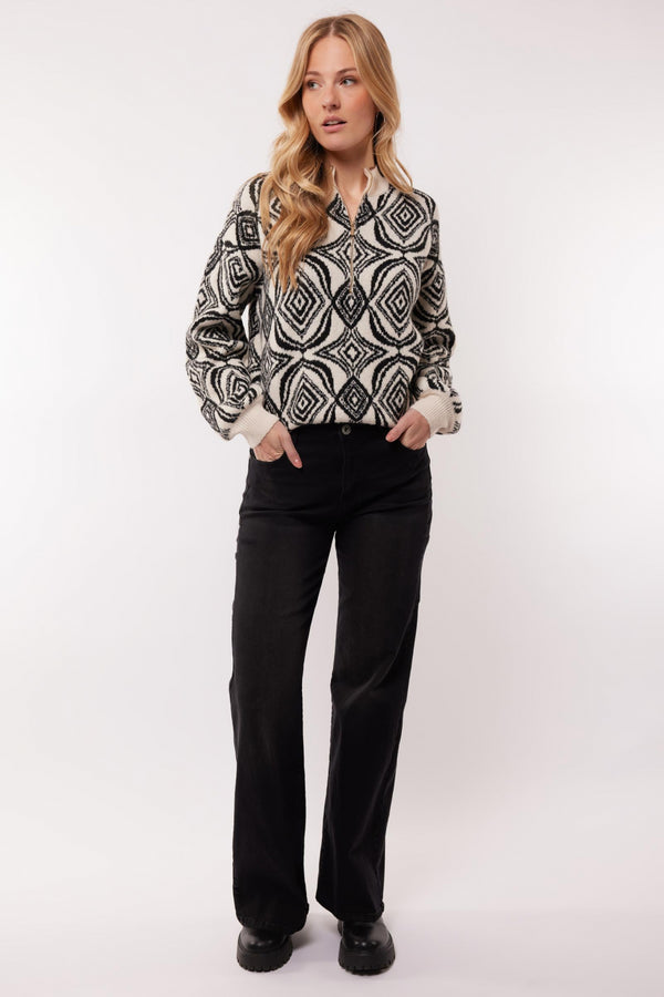 Cindy broek | Denim Black