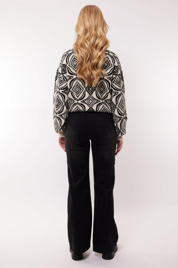 Cindy broek | Denim Black