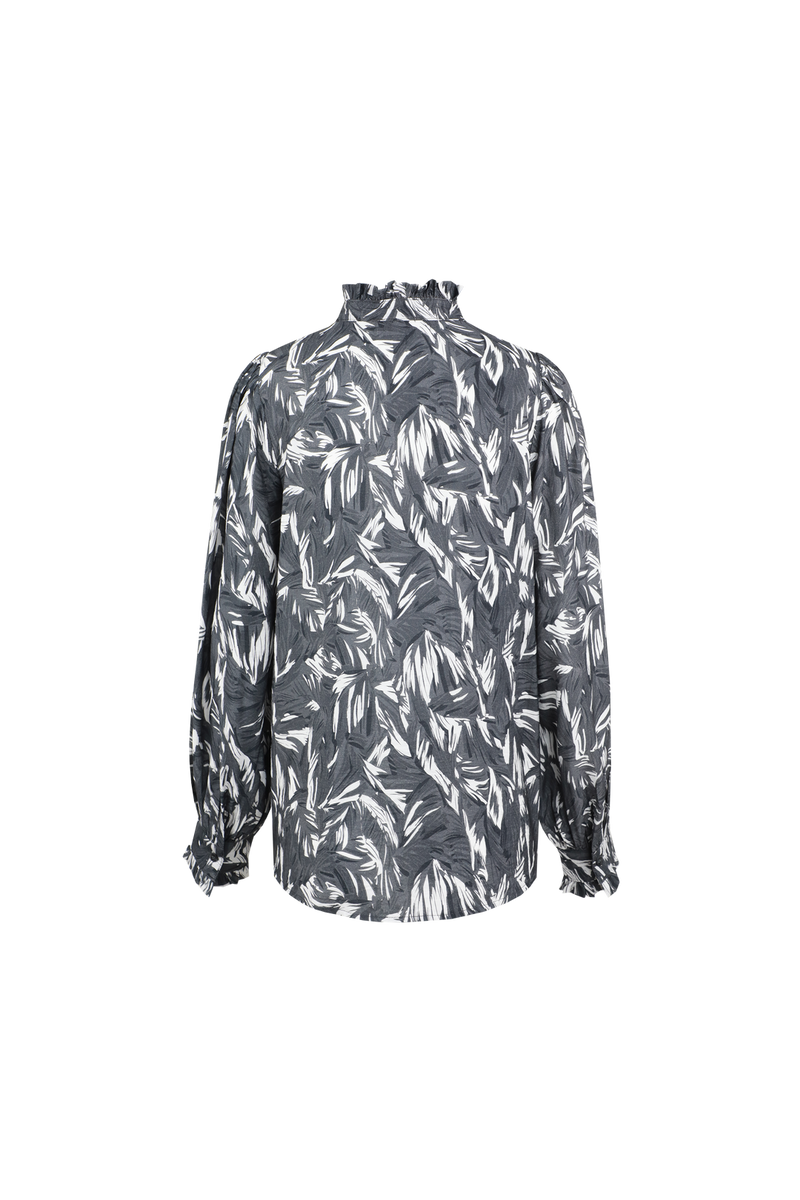 Charmy blouse | Black/Offwhite