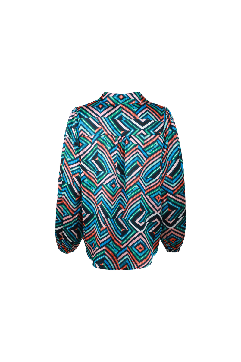 Chearay blouse | Black/Color Mix