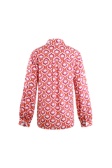 Viva blouse | Offwhite/Poppy