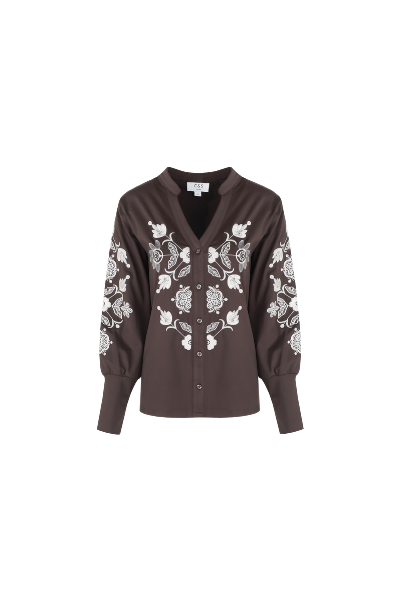 Julia blouse | Dark Chocolate