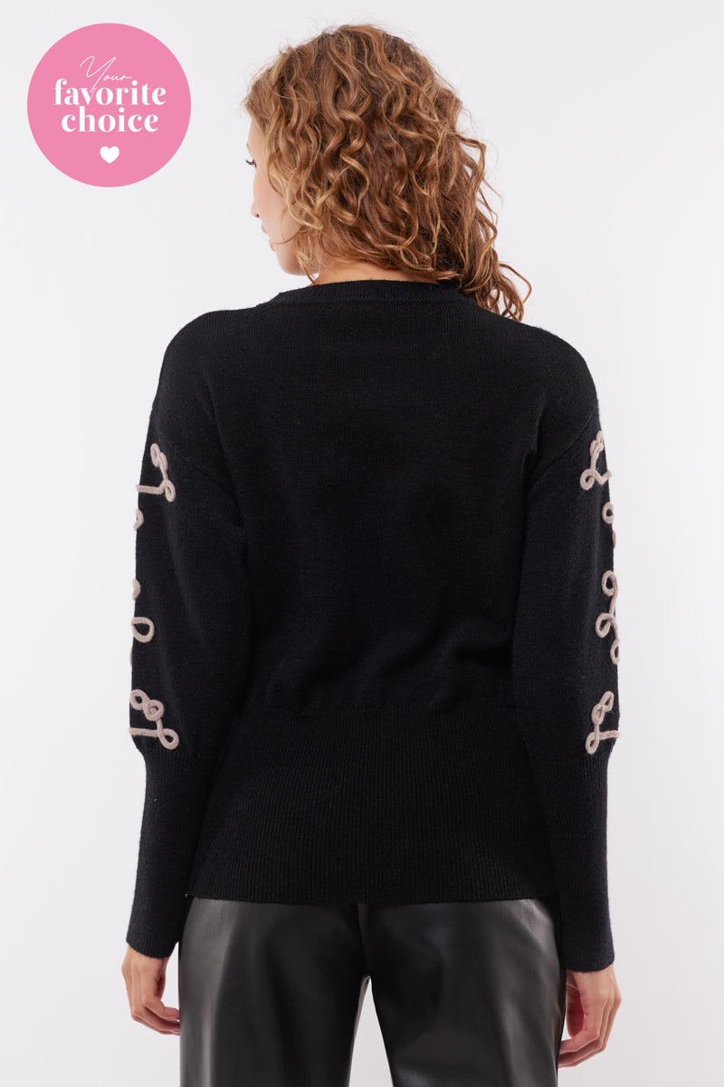 Frederique sweater | Black