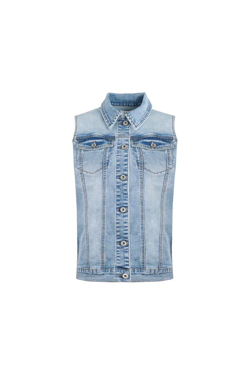 Briella gilet | Denim Mid Blue