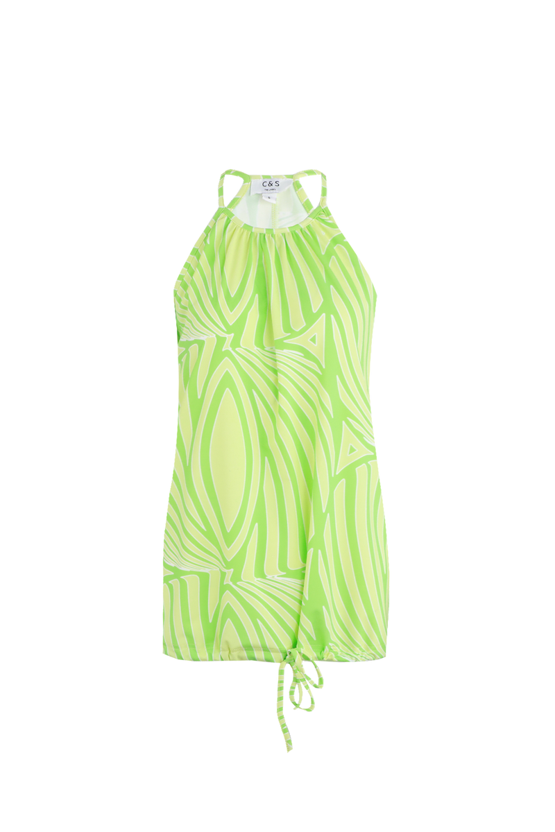 Brenda top | Pistachio/Light Yellow