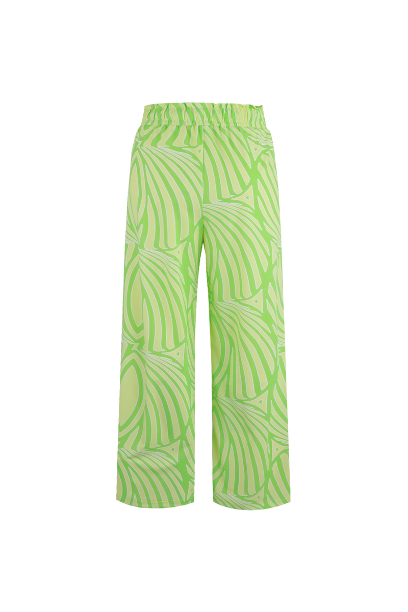 Birgit broek | Pistachio/Light Yellow