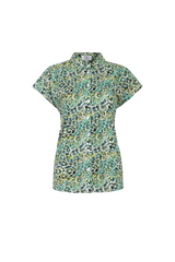 Aaf blouse | Ocean/Cyber Lime