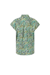 Aaf blouse | Ocean/Cyber Lime