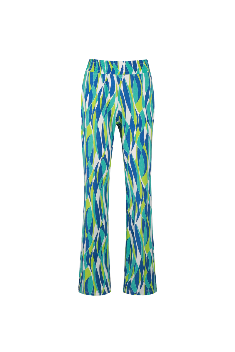 Aaliya broek | Yellow Green/Ocean