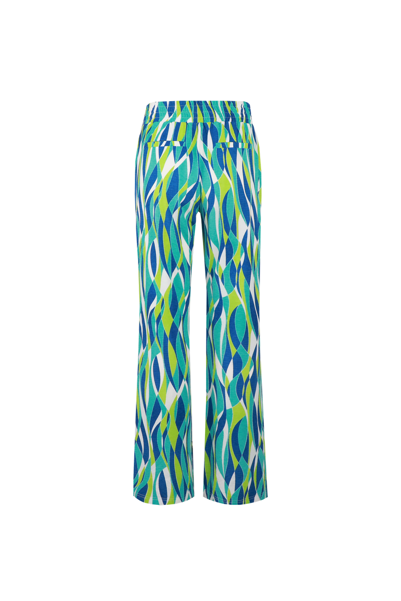 Aaliya broek | Yellow Green/Ocean