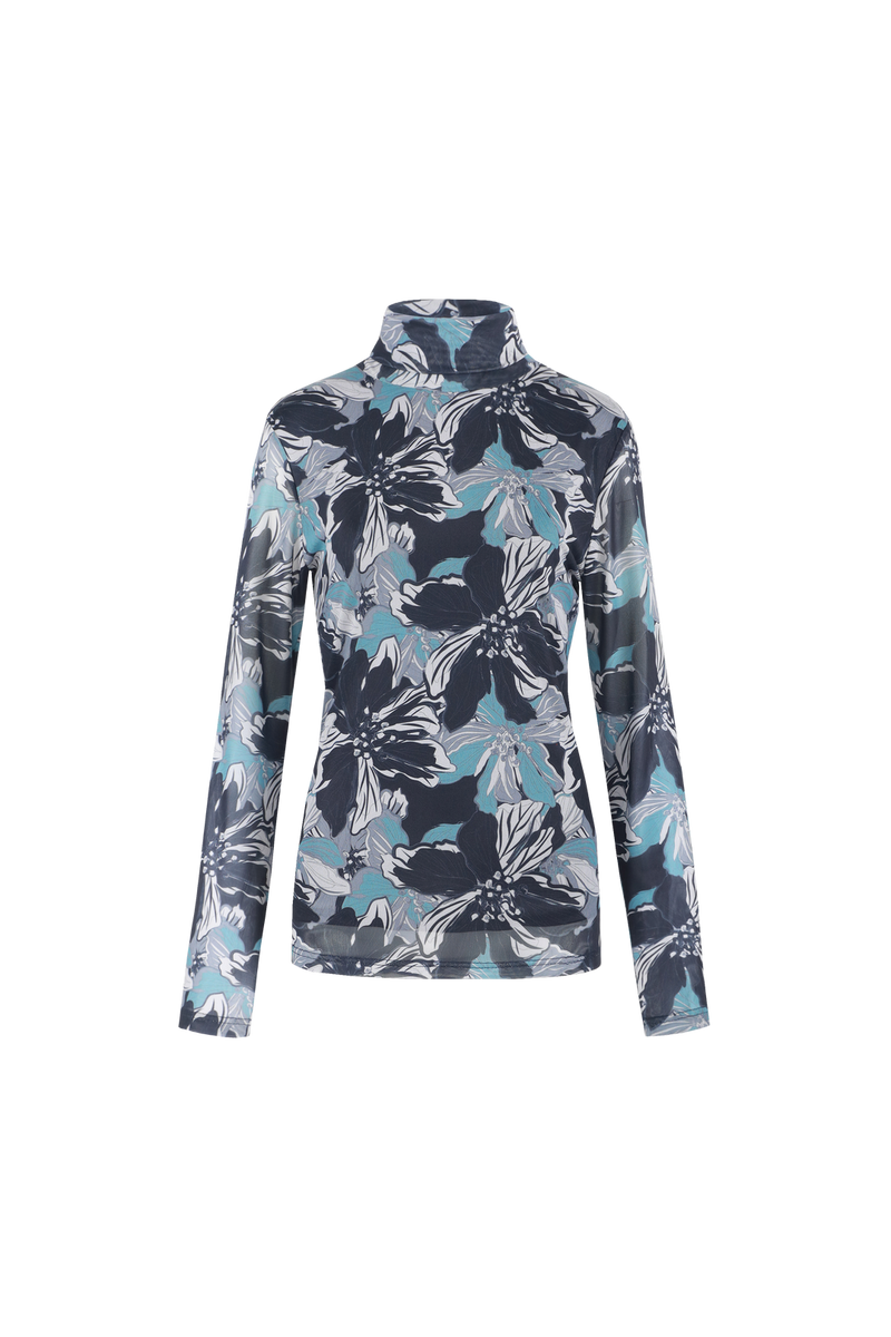 Tiziana top | Midnight Blue/Stone blue