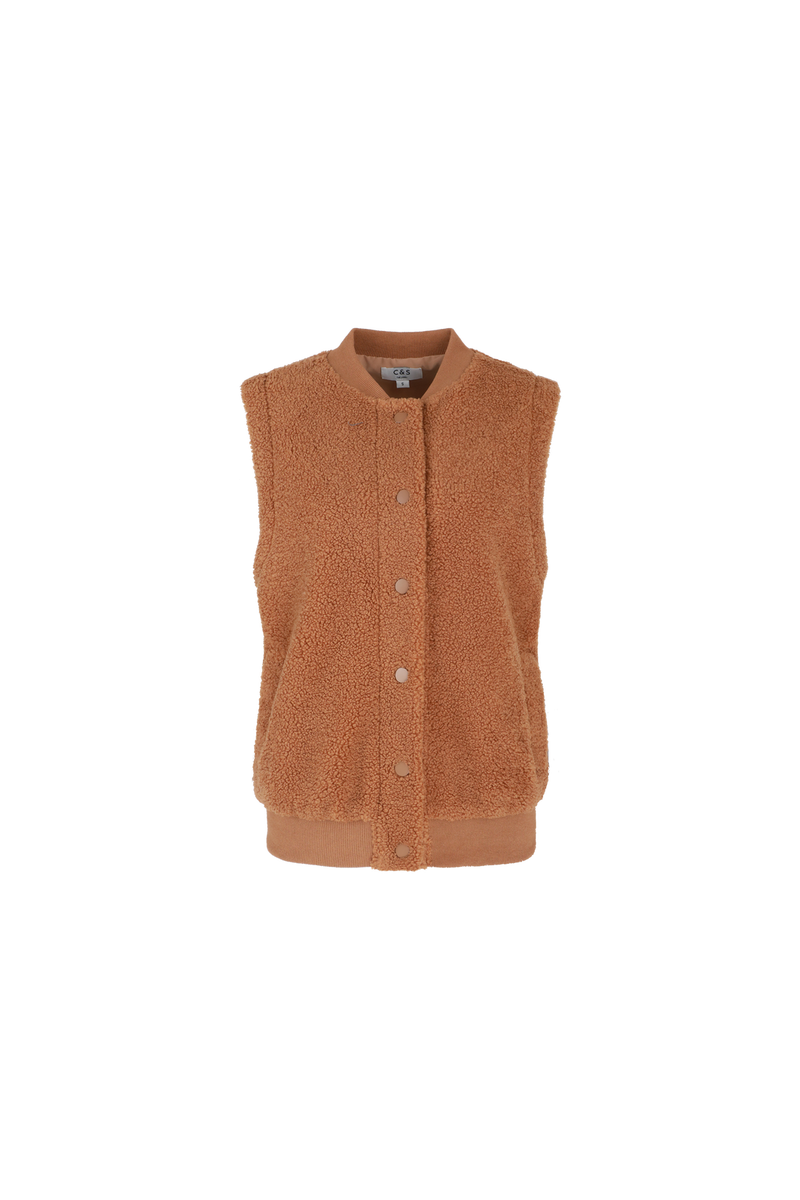 Giselle gilet | Cognac