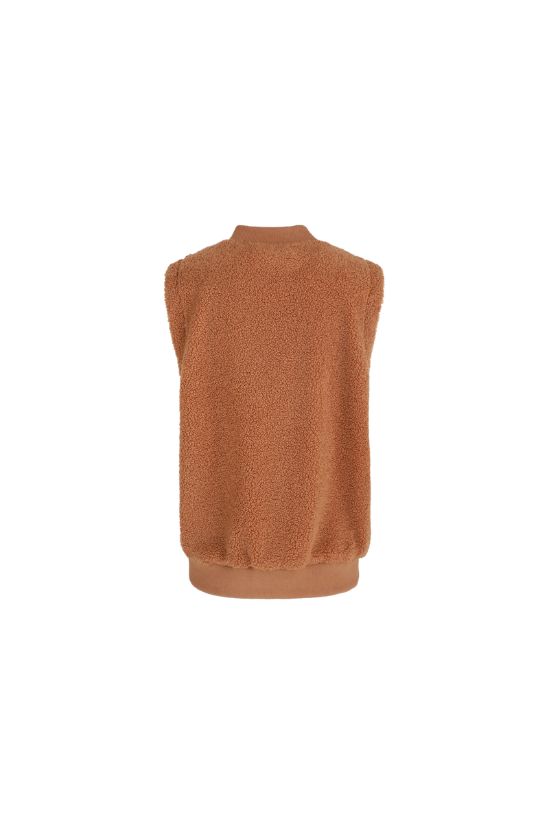 Giselle gilet | Cognac
