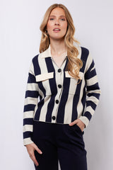 Cecillia vest | Midnight Blue/Sand
