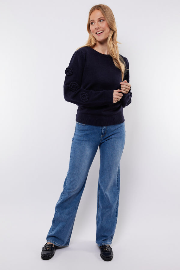 Nadia broek | Denim Mid Blue