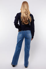 Nadia broek | Denim Mid Blue