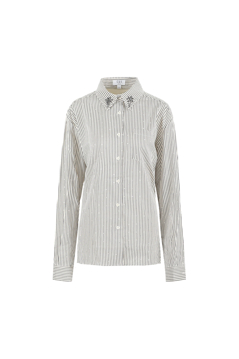 Lyllith blouse | Offwhite/Black