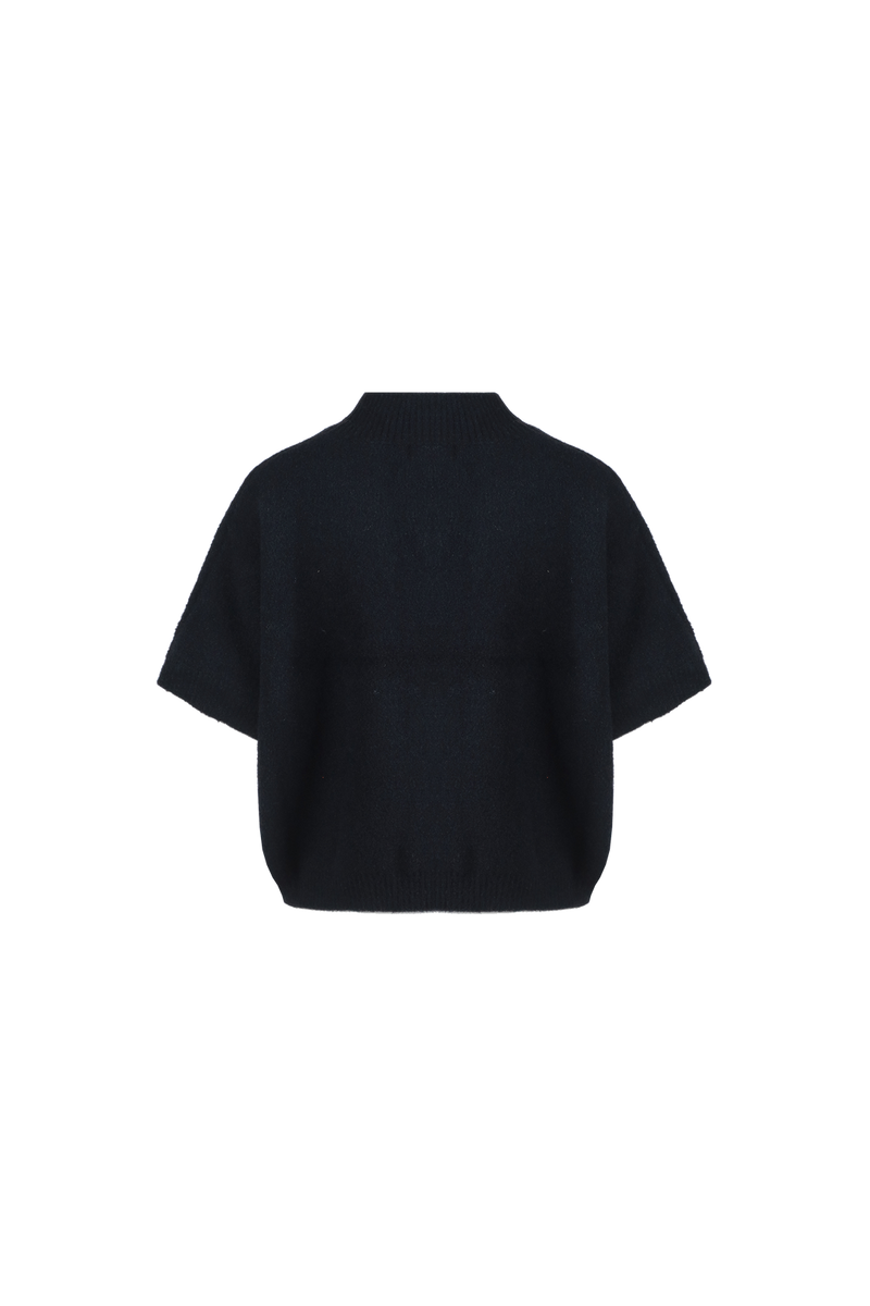 Violette trui | Black/Moon Rock