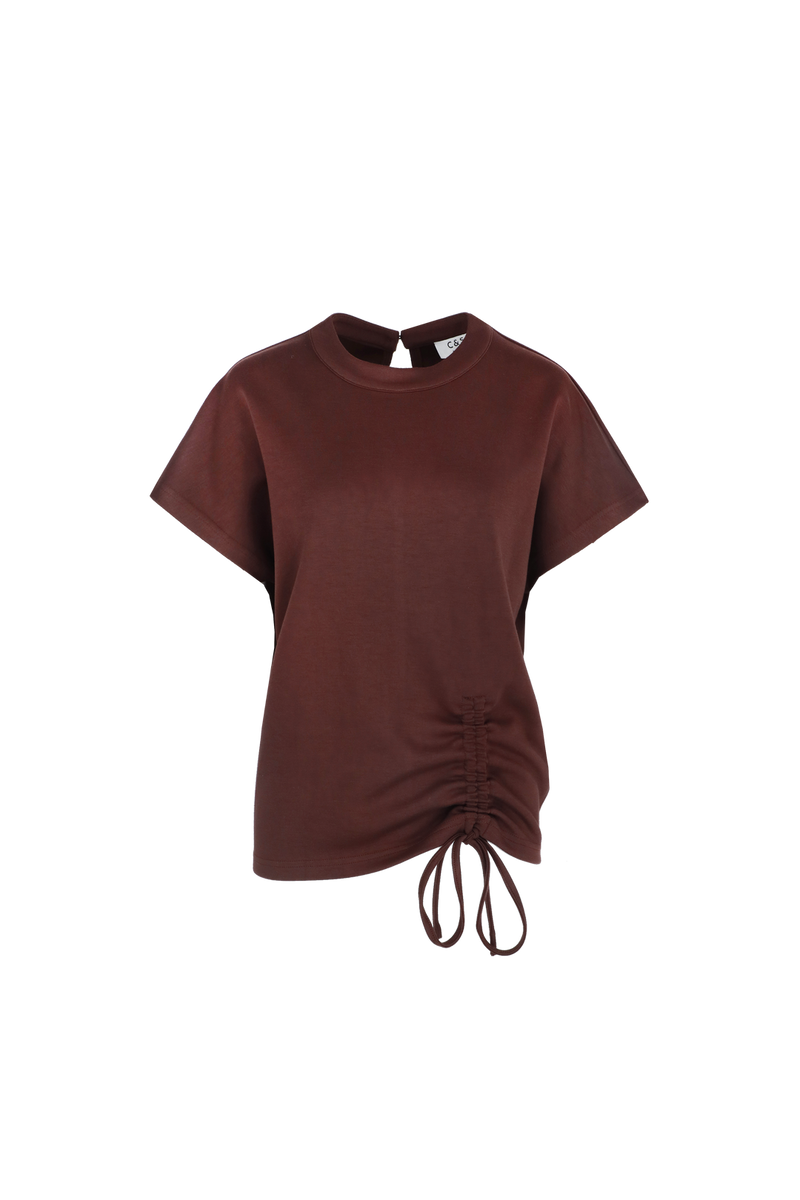 Tess top | Dark Brown