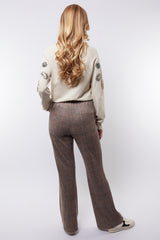 Paola broek | Light Camel/Color mix