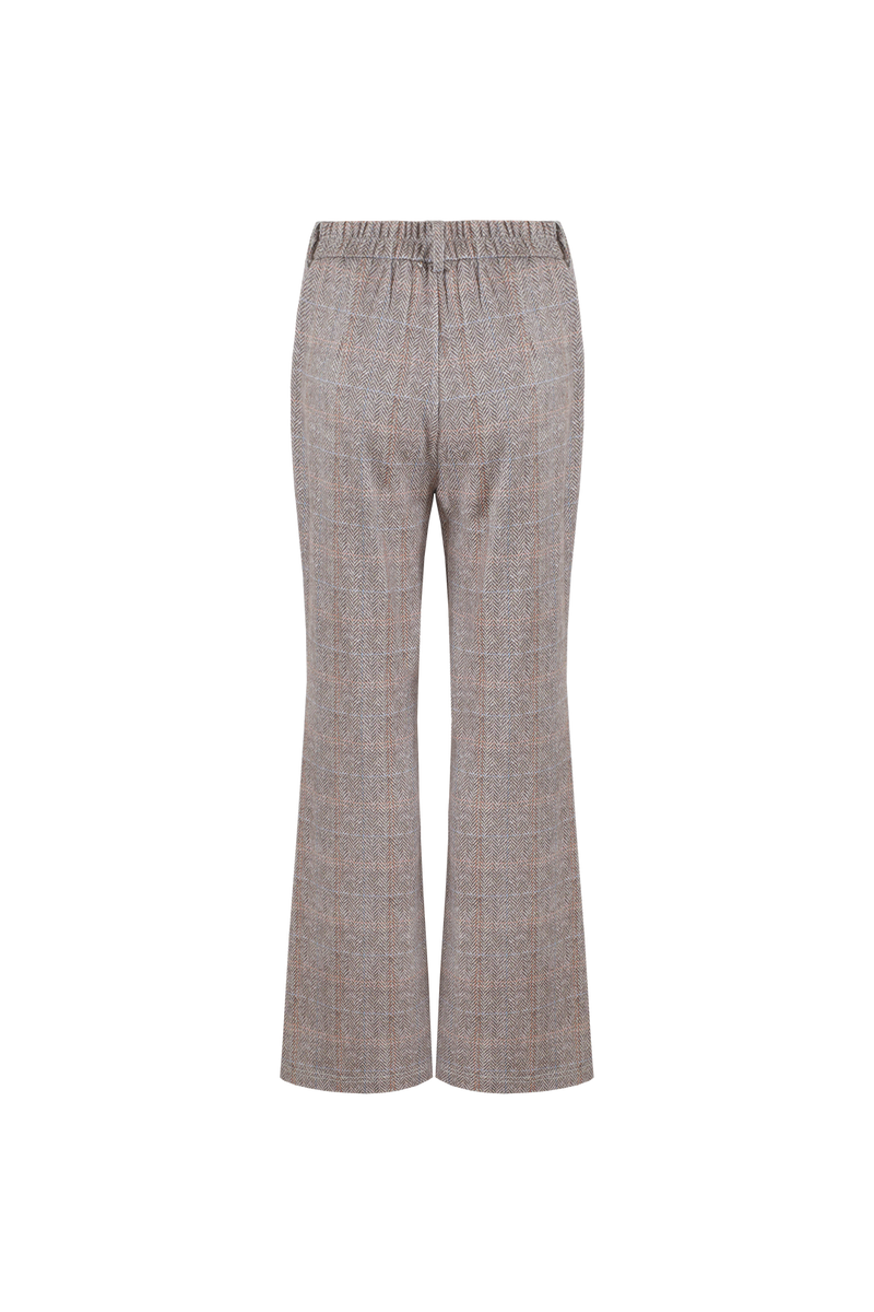 Paola broek | Light Camel/Color mix