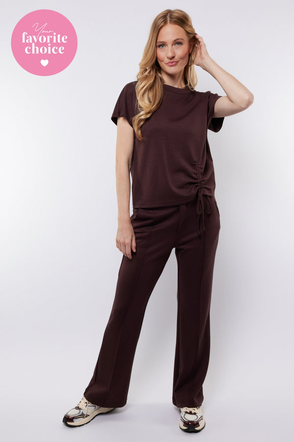 Petra broek | Dark Brown