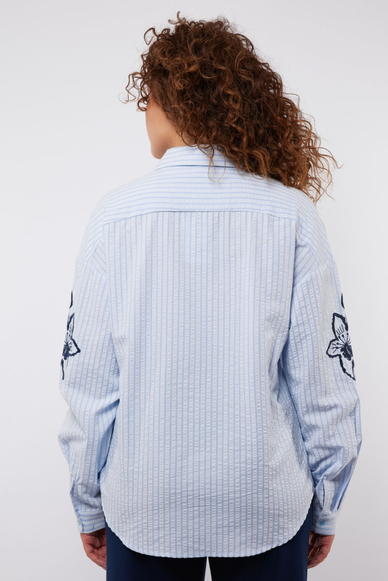 Lorraine blouse | Ice Blue