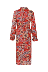 Valor jurk | Spicy Coral/Color Mix