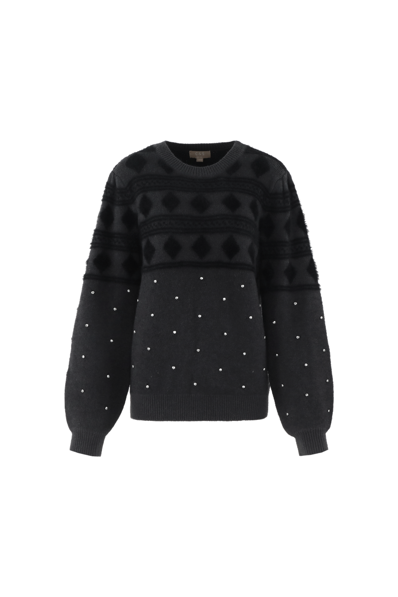 Kylie trui | Dark Gray/Black