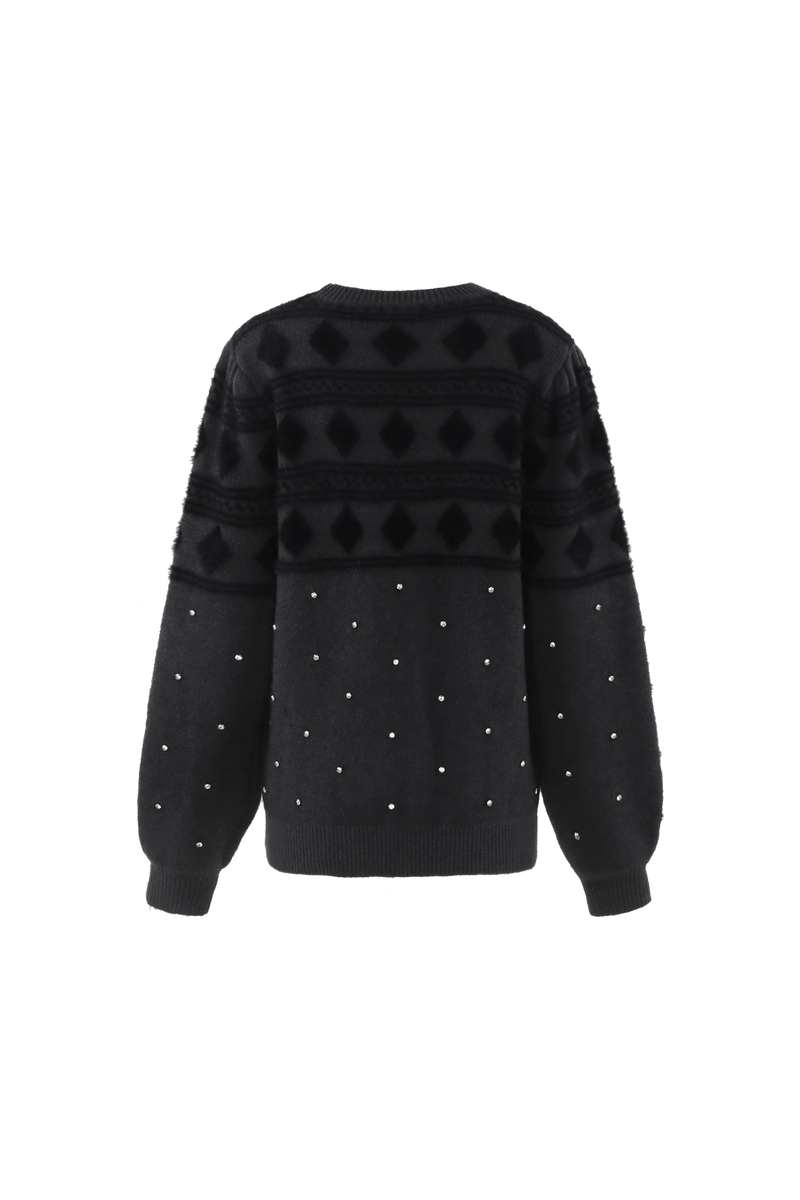 Kylie trui | Dark Gray/Black