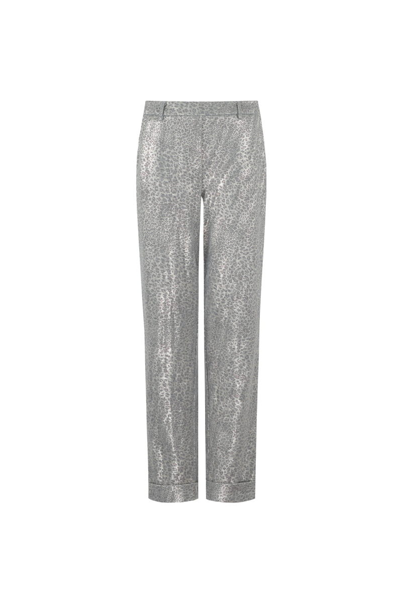 Priscilla broek | Grey/Light Gold