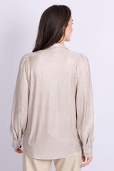 Laska blouse | Sand/Light Gold