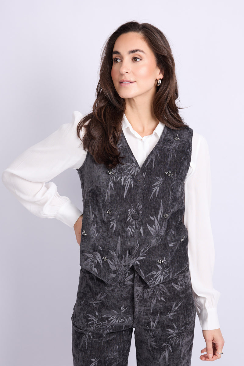 Giulia gilet | Dark Gray