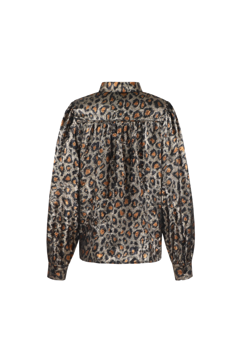 Lea blouse | Khaki/Black