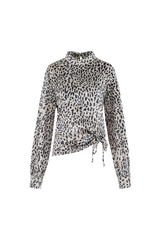 Tabita top | Light Camel/Black