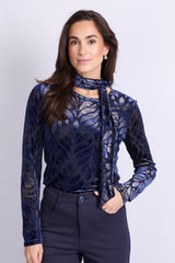 Tina top | Midnight Blue