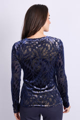 Tina top | Midnight Blue